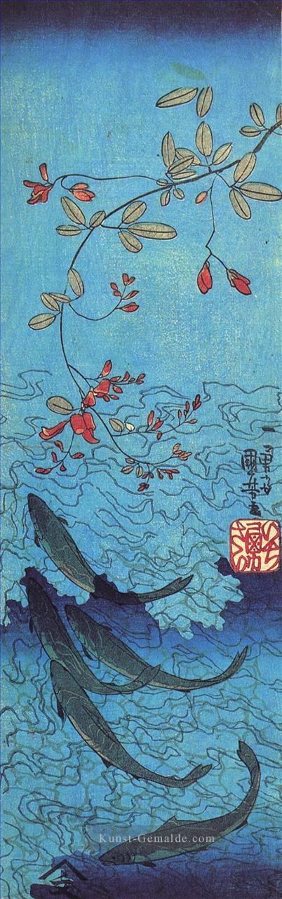 Haie Utagawa Kuniyoshi Ukiyo e Ölgemälde